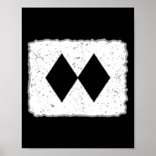 Lustige Double Black Diamonds Ski Snowboard Skifah Poster