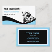 Lustige Druckwäsche Reinigungsdienst Visitenkarte (Vorne/Hinten)