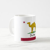Lustige Dubai-Flagge Kaffeetasse (Vorderseite Links)