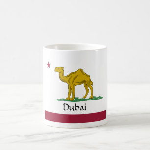 Lustige Dubai-Flagge Kaffeetasse