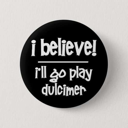 lustige Dulcimer Button (Vorderseite)