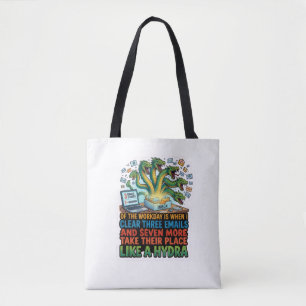 Lustige E-Mail-Hydra Tasche