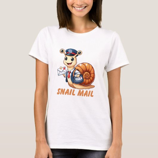 lustige E-Mail-T - Shirt | Snail Lover (Vorderseite)