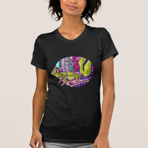 Lustige Echsen-Pet T-Shirt