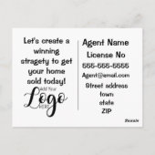 lustige echte Anwesen Postkarte entspannt koala (Rückseite)