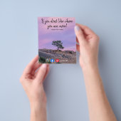 lustige echte Anwesen Postkarte Sie sind kein Baum Flyer (Gruppe)