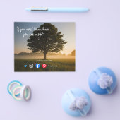 lustige echte Anwesen Postkarte Sie sind kein Baum Flyer (Einzeln)