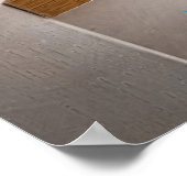 lustige echte Anwesen Postkarte verkrampfte lebend Poster (Ecke)