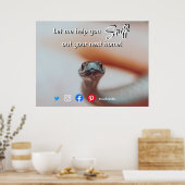 lustige echte Anwesen schnüffeln Ihre nächste Zuha Poster (Küche)