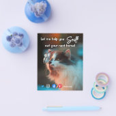 lustige echte Anwesen schnüffeln Ihre nächsten Zuh Flyer (Einzeln)