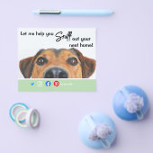 lustige echte Anwesen schnuppern beim nächsten Zuh Flyer (Einzeln)