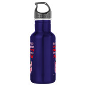 lustige Edelstahlflasche "OINK PIGGIE" (Rückseite)