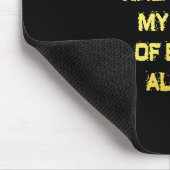 Lustige Ehe und Angst-Witz Mousepad (Ecke)
