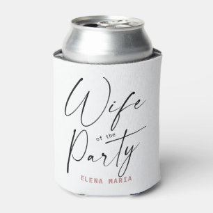 Lustige Ehefrau der Party-Junggesellinnen-Abschied Dosenkühler