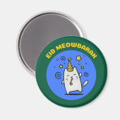 Lustige Eid-Katze Magnet (Vorderseite/Rückseite)