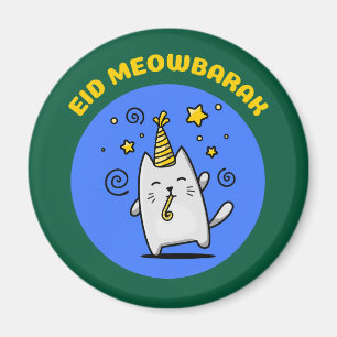 Lustige Eid-Katze Magnet