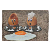 Lustige Eier Kissenbezug (Rückseite)
