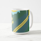 Lustige Eier überqueren die Straße Kaffeetasse (VorderseiteRechts)