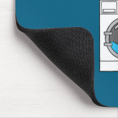 Lustige eigene Waschmaschine Sarkasmus Mousepad (Ecke)