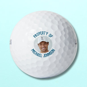 Lustige Eigenschaft von {Name} Foto Einfach Person Golfball