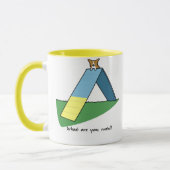 Lustige Ein-Rahmen Agilitycorgi-Tasse Tasse (Links)