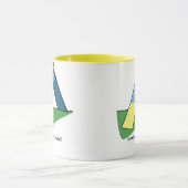 Lustige Ein-Rahmen Agilitycorgi-Tasse Tasse (Zentrum)
