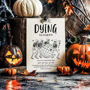 Lustige einfache Halloween-Party-Einladung