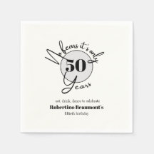 Lustige einfache keine Ängste 50. Geburtstagsfeier