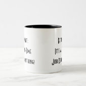 lustige, einfache Pensionierung Zwei-Tone-Tasse Zweifarbige Tasse (Mittel)