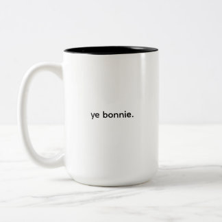 Lustige einfache schottische Tasse