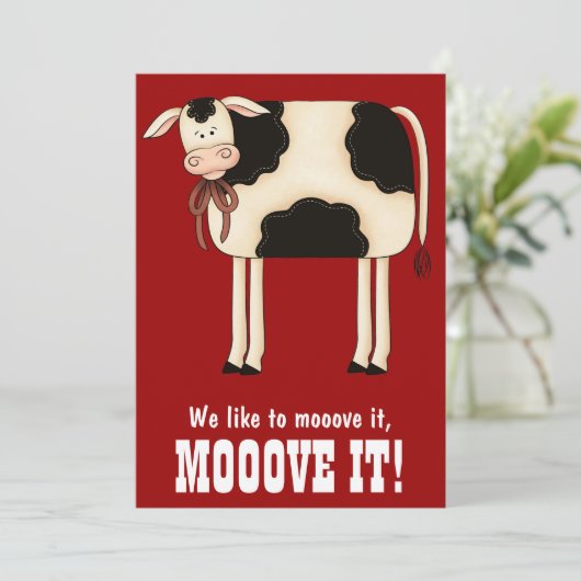 Lustige Einladung (Stehend Vorderseite)