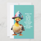 lustige Einladung Geburtstagsgrüßkarte (Vorderseite)