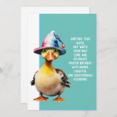 lustige Einladung Geburtstagsgrüßkarte (Vorne/Hinten)