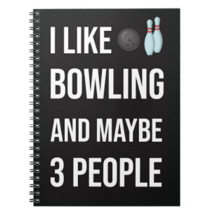 Lustige Einzigartige Geschenke Für Bowlingspieler Notizblock