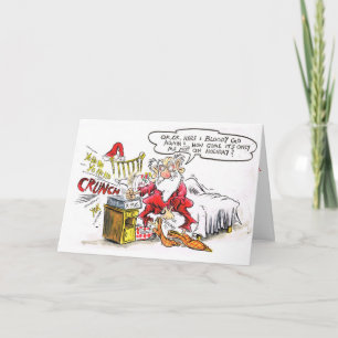 Lustige einzigartige Weihnachtskarte Karte