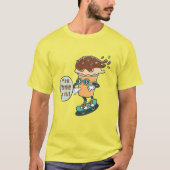lustige Eiscreme-Skateboard T-Shirt (Vorderseite)