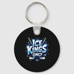 Lustige Eishockey-Zitat-Geschenk-Könige Schlüsselanhänger