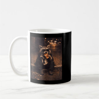 Lustige Eiskaffee Braut und Bräutigam Waschbär Fot Kaffeetasse