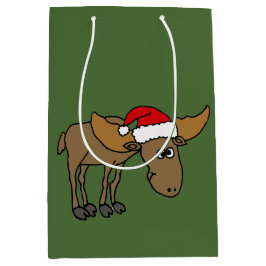 Lustige Elche in der Mittlere Geschenktüte
