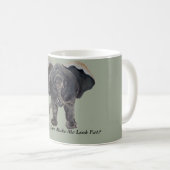 Lustige Elefant-Kaffeetasse Kaffeetasse (VorderseiteRechts)
