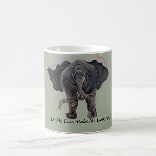Lustige Elefant-Kaffeetasse Kaffeetasse (Mittel)