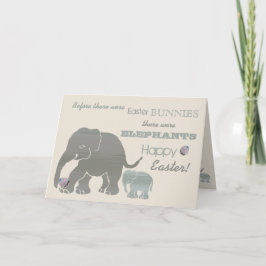 Lustige Elefant-typografischer Slogan Vintag Feiertagskarte