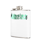 Lustige Elektriker des Elektriker-| sind Drehung Flachmann (Links)