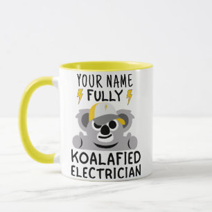lustige elektrische Geschenke - Kwala pun Electric Tasse