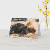 Lustige Elephany Geburtstagskarte, nicht mehr Karte (Gelbe Blume)