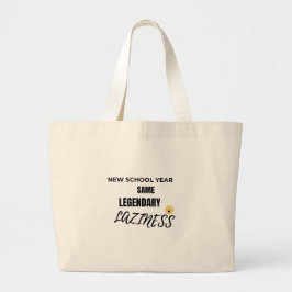 Lustige Emoji-Schultasche Jumbo Stoffbeutel