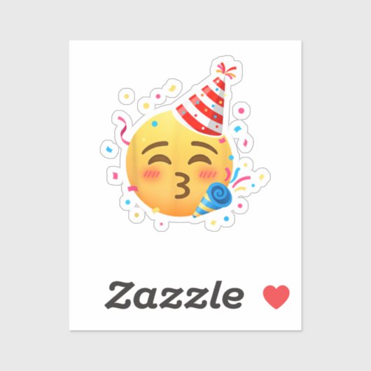 Lustige Emoticon-Party Aufkleber (Blatt)