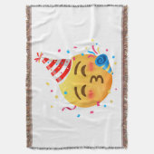 Lustige Emoticon-Party Decke (Vorderseite Vertikal)