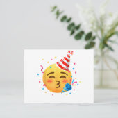 Lustige Emoticon-Party Einladung (Stehend Vorderseite)