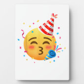 Lustige Emoticon-Party Fotoplatte (Vorderseite)